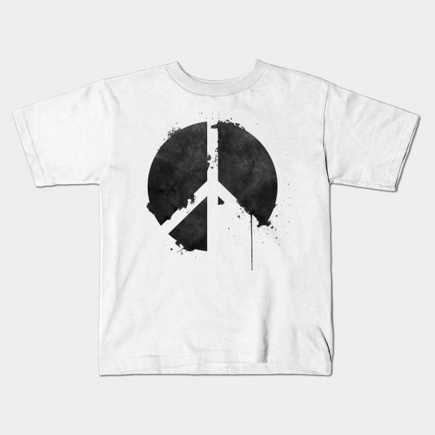 The Missing Peace Kids T-Shirt by GODZILLARGE